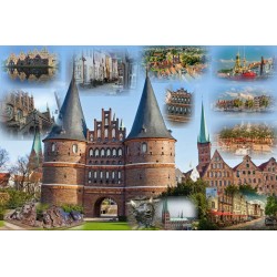 Alubild Collage Lübeck
