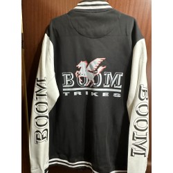 Men`s Basic College Jacket "BOOM" mit Schriftzug